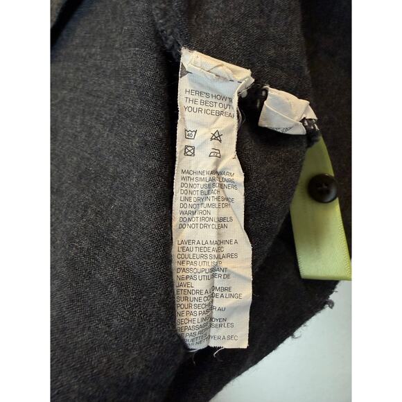 Icebreaker Merino Wool Jersey Ariana Dress Small Breathable Outdoors UPF Gray - Picture 9 of 12